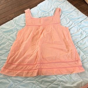 Gap Peach Sleeveless Top